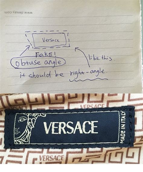 fake versace label|versace clothing label.